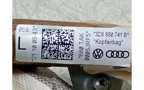 Airbag cortina stanga 3C8880741B Volkswagen Passat CC 1 (2008 - 2012) - imagine 4