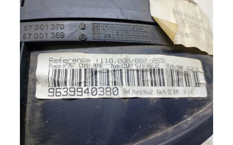 Ceasuri de bord 9639940380 Peugeot 406 1 (facelift) (1999 - 2004) - imagine 2