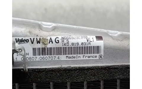 Radiator calorifer bord 1k0819031A Volkswagen Golf 5 (2003 - 2009) - imagine 3