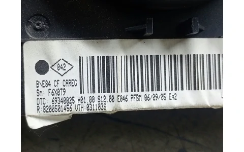 Panou clima ac 8200501456 Renault Megane 2 (2002 - 2006) - imagine 3
