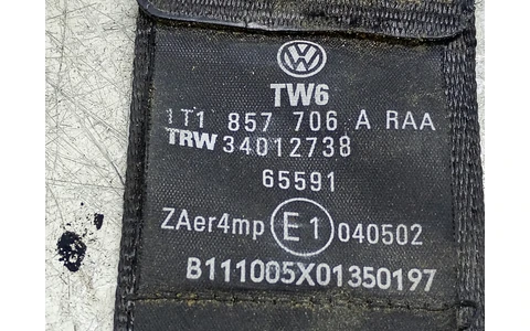 Centura siguranta dreapta fata Volkswagen Touran 1 (2003 - 2006) - imagine 3