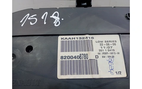 Ceasuri de bord 8200408780 Renault Megane 2 (2002 - 2006) - imagine 3