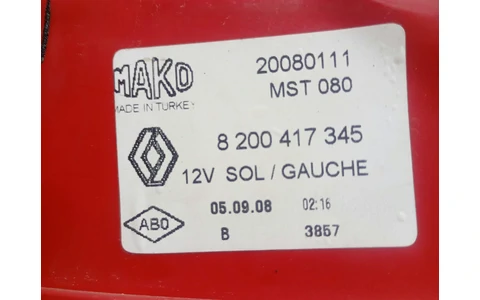Stop stanga 8200417345 Renault Megane 2 (2002 - 2006) - imagine 3