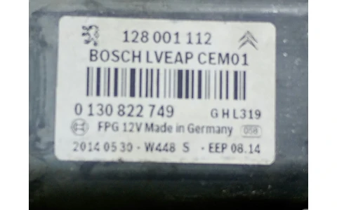 Motoras geam dreapta fata 128001112 Citroen C5 2 (2008 - 2017) - imagine 2