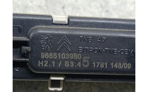 Display bord 9665103980 Peugeot 207 1 (2006 - 2009) - imagine 2