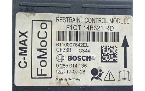 Calculator airbag F1CT14B321 Ford Galaxy 2 (facelift) (2010 - 2015) - imagine 3