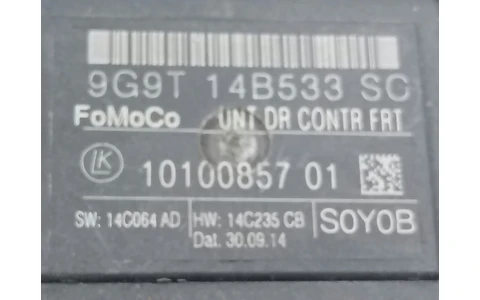 Modul confort usa fata stanga 9G9T14B533 Ford Galaxy 2 (facelift) (2010 - 2015) - imagine 3