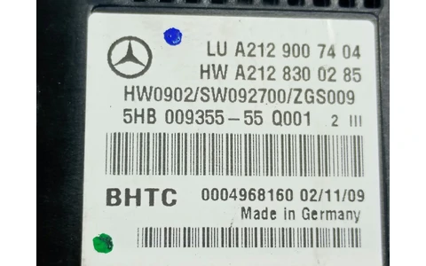 Panou clima ac A2129007404 Mercedes Benz E-Class W212 (2009 - 2013) - imagine 3