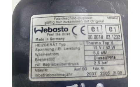 Webasto 9004760L Land Rover Range Rover Sport 1 (2005 - 2009) - imagine 3