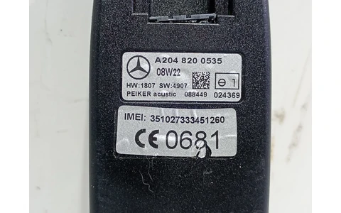 Modul Bluetooth a2048200535 Mercedes Benz E-Class W212 (2009 - 2013) - imagine 3