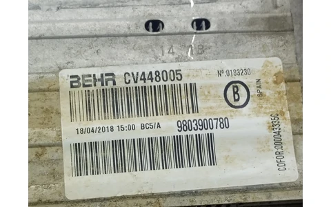 Radiator intercooler 9803900780 Citroen C3 AirCross 1 (2017 - 2020) - imagine 3