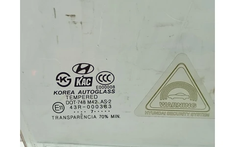 Geam dreapta fata Hyundai Sonata NF (2005 - 2008) - imagine 4