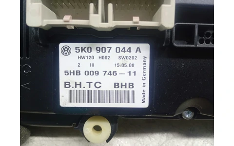 Panou clima ac 5K0907044A Skoda Octavia 2 (facelift) (2008 - 2013) - imagine 3