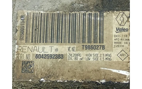 Compresor clima ac 926009154R Dacia Dokker 1 (2012 - 2017) - imagine 4