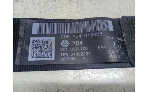 Centura siguranta stanga fata 3C1857705F Volkswagen Passat CC 1 (2008 - 2012) - imagine 4
