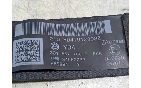 Centura siguranta dreapta fata 3C1857706F Volkswagen Passat CC 1 (2008 - 2012) - imagine 4