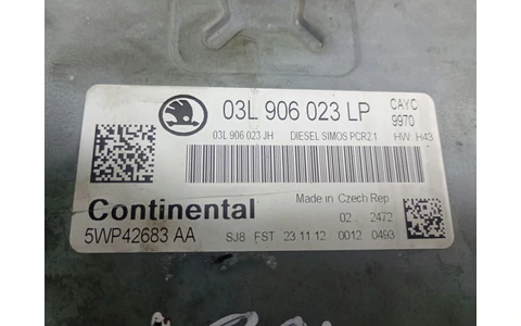 Calculator motor ECU 03L906023LP Skoda Octavia 2 (facelift) (2008 - 2013) - imagine 3