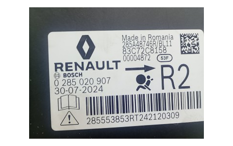 Calculator airbag 285A48746R Renault Arkana 1 facelift (2023–2025) - imagine 3