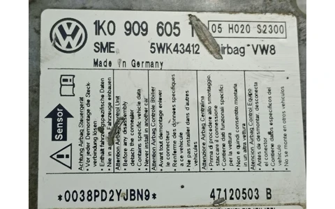 Calculator airbag 1K0909605 Skoda Octavia 2 (2004 - 2008) - imagine 3