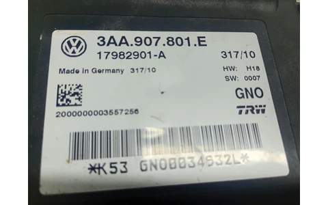 Calculator frana de mana 3AA907801E Volkswagen Passat CC 1 (2008 - 2012) - imagine 3