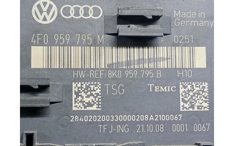 Modul confort usa fata dreapta 4F0959795M Audi A6 4F/C6 (facelift) (2008 - 2011) - imagine 3