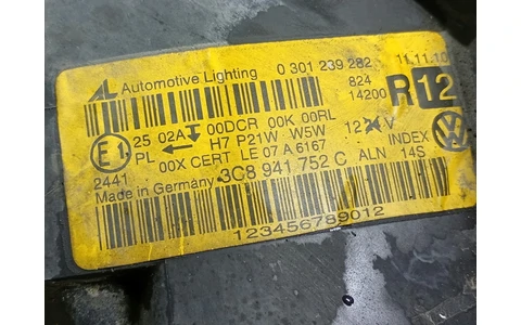 Far dreapta 3C8941752C Volkswagen Passat CC 1 (2008 - 2012) - imagine 3