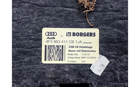 Polita portbagaj 4f5863411cb1ja Audi A6 4F/C6 (facelift) (2008 - 2011) - imagine 4