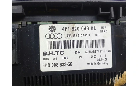 Panou clima ac 4F1820043AL Audi A6 4F/C6 (facelift) (2008 - 2011) - imagine 4