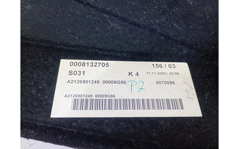 Polita portbagaj a2126901249 Mercedes Benz E-Class W212 (2009 - 2013) - imagine 4