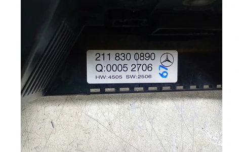 Panou clima ac 2118300890 Mercedes Benz E-Class W211/S211 (2002 - 2006) - imagine 4