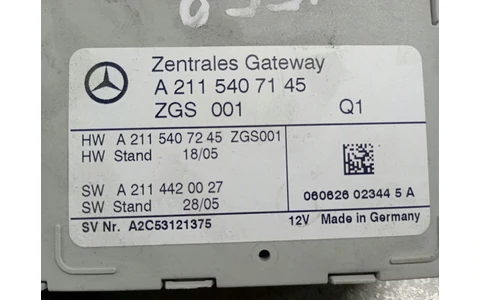Modul gateway A2115407145 Mercedes Benz E-Class W211/S211 (2002 - 2006) - imagine 3