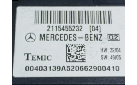 Modul confort 2115455232 Mercedes Benz E-Class W211/S211 (2002 - 2006) - imagine 2
