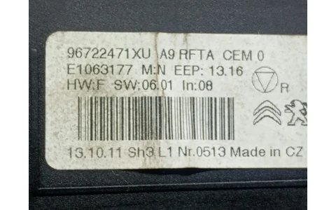 Panou clima ac 96722471XU Peugeot 2008 1 (2013 - 2017) - imagine 3