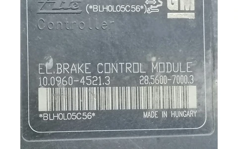 Pompa ABS 13347807 Opel Astra J (2009 - 2012) - imagine 5