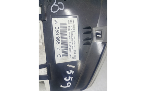 Ceasuri de bord 9805396580 Peugeot 2008 1 (2013 - 2017) - imagine 4