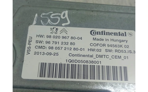 Modul start stop 9802096780 Peugeot 2008 1 (2013 - 2017) - imagine 2
