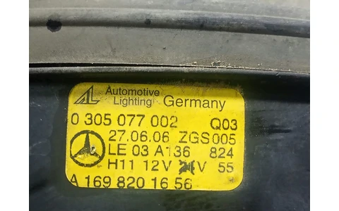 Proiector ceata dreapta A1698201656 Mercedes Benz E-Class W211/S211 (2002 - 2006) - imagine 3