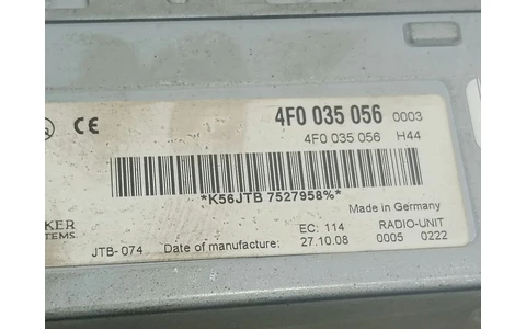 Amplificator audio 4F0035056 Audi A6 4F/C6 (facelift) (2008 - 2011) - imagine 2