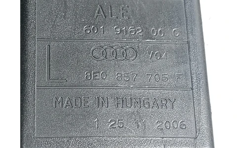 Centura siguranta stanga fata 8E0857705F Audi A4 B7 (2004 - 2008) - imagine 6