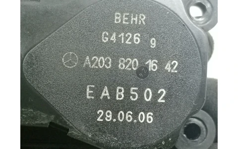 Motoras clapeta mixaj aer A2038201642 Mercedes Benz E-Class W211/S211 (2002 - 2006) - imagine 3