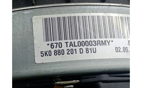 Airbag sofer 5K0880201D Volkswagen Golf 6 (2008 - 2015) - imagine 3