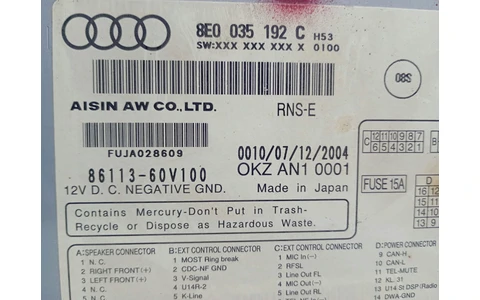 Navigatie 8E0035192C Audi A4 B7 (2004 - 2008) - imagine 3
