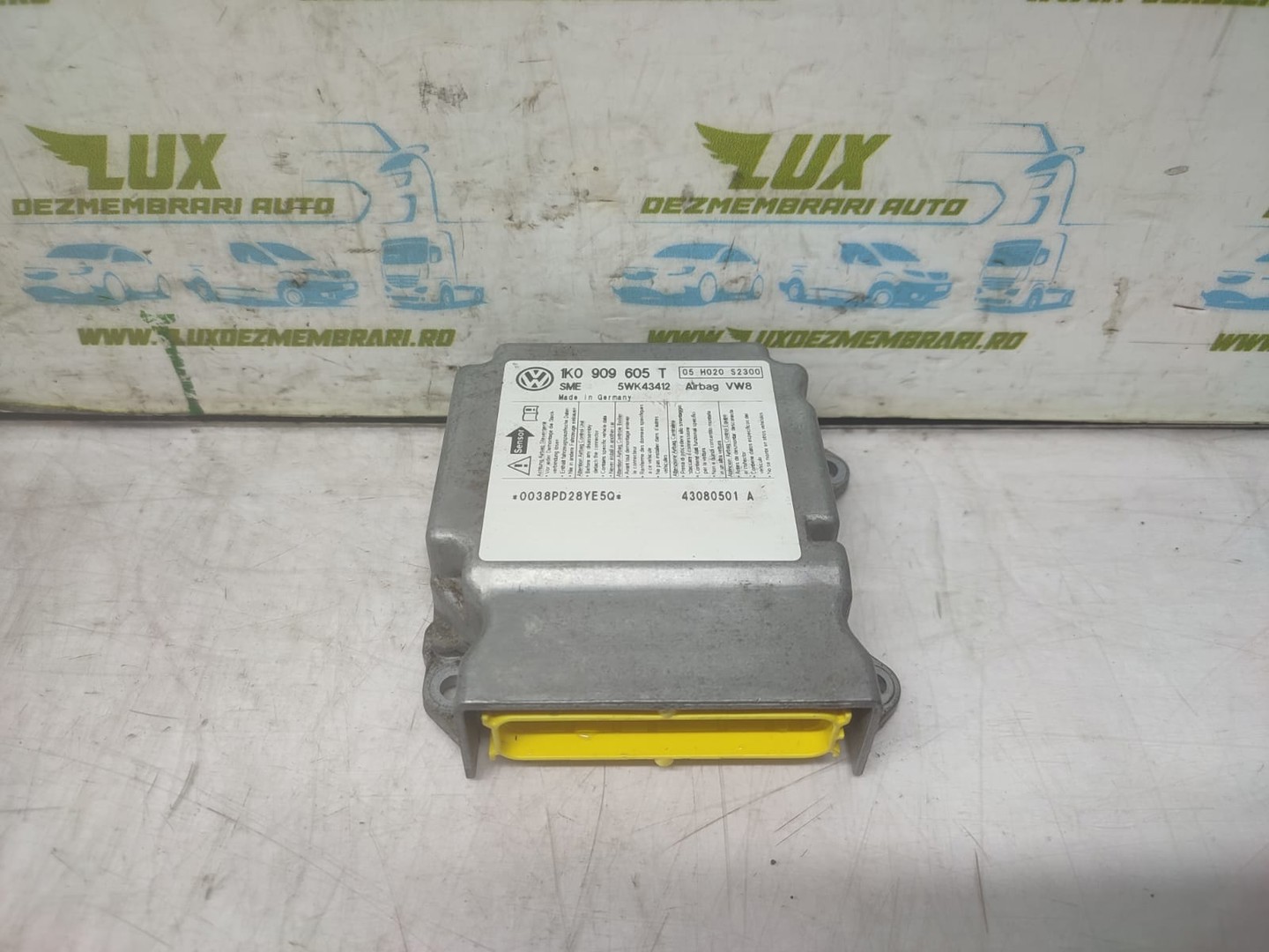 Calculator airbag 1K0909605T Skoda Octavia 2 (facelift) (2008 - 2013)
