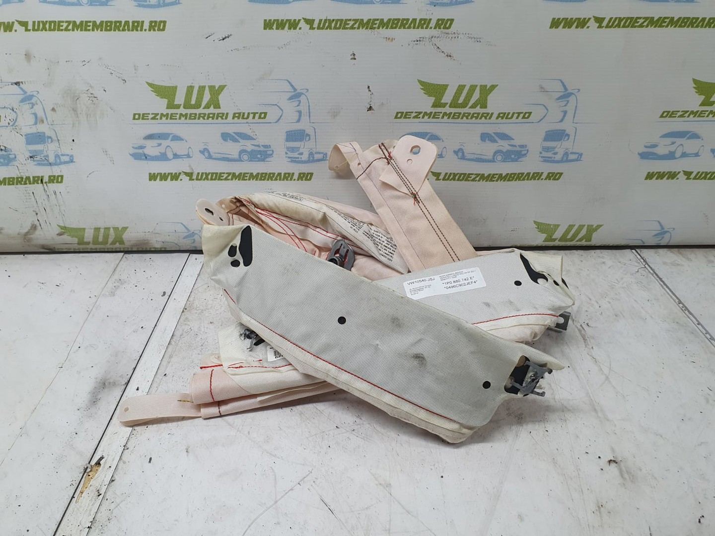 Airbag cortina dreapta 1p0880742e Seat Leon 2 (1P) (facelift) (2009 - 2012)