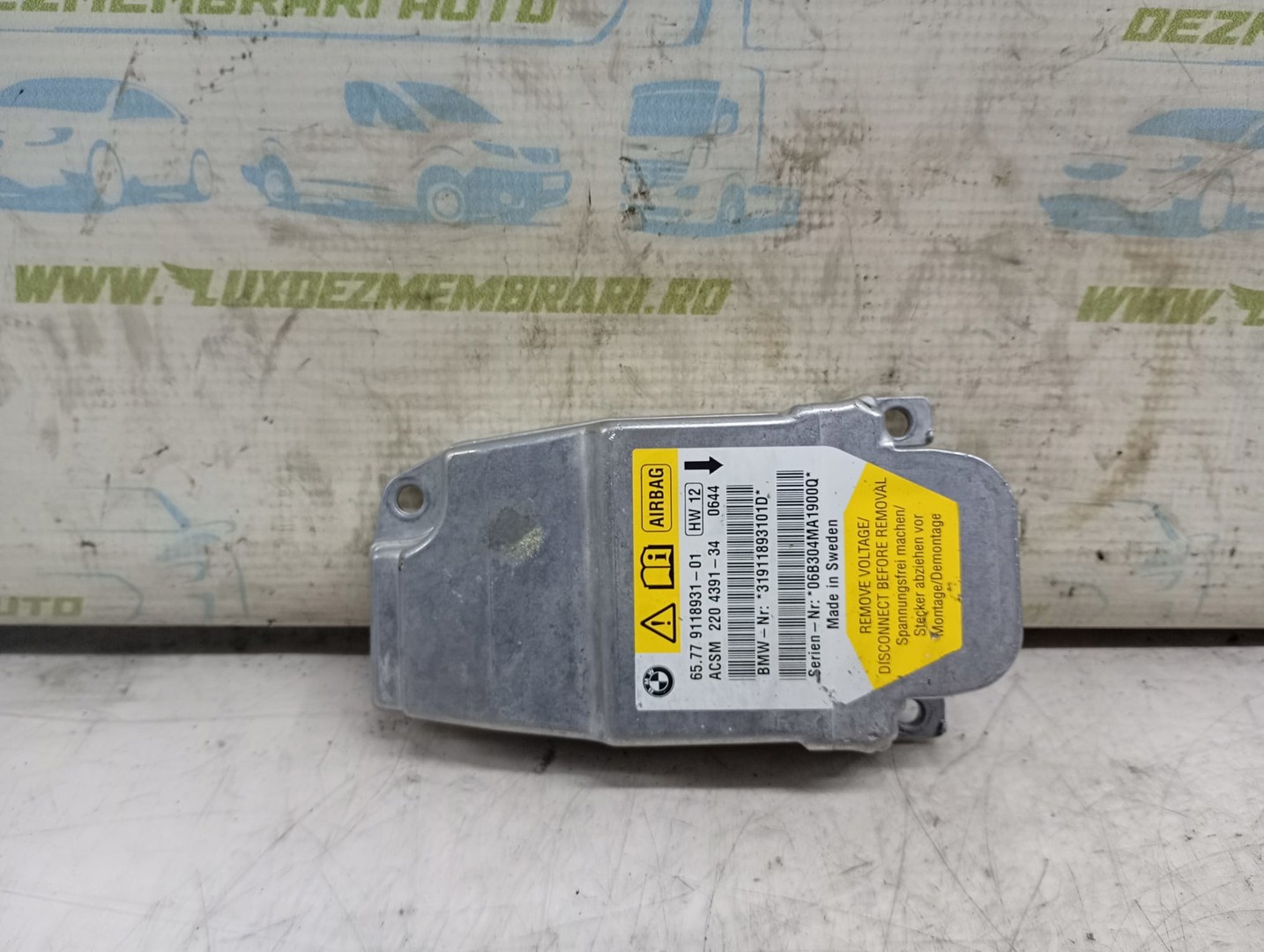 Calculator airbag 9118931-01 BMW Seria 5 E60/E61 (2003 - 2007)