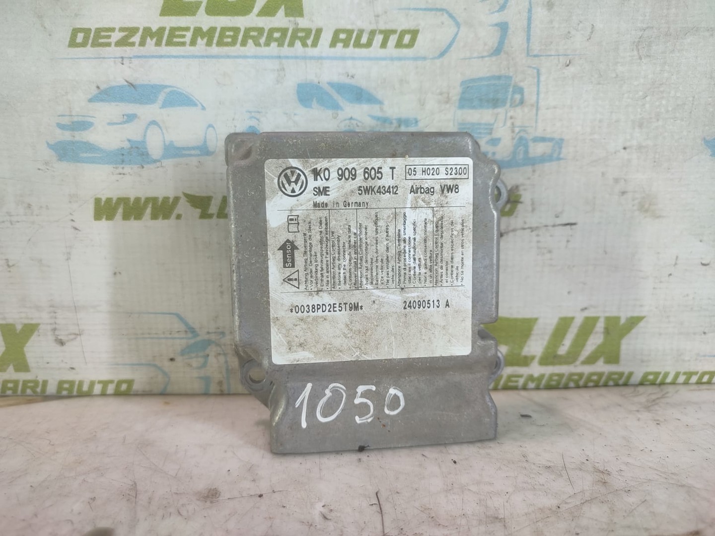 Calculator airbag 1k0909605t Skoda Octavia 2 (facelift) (2008 - 2013)