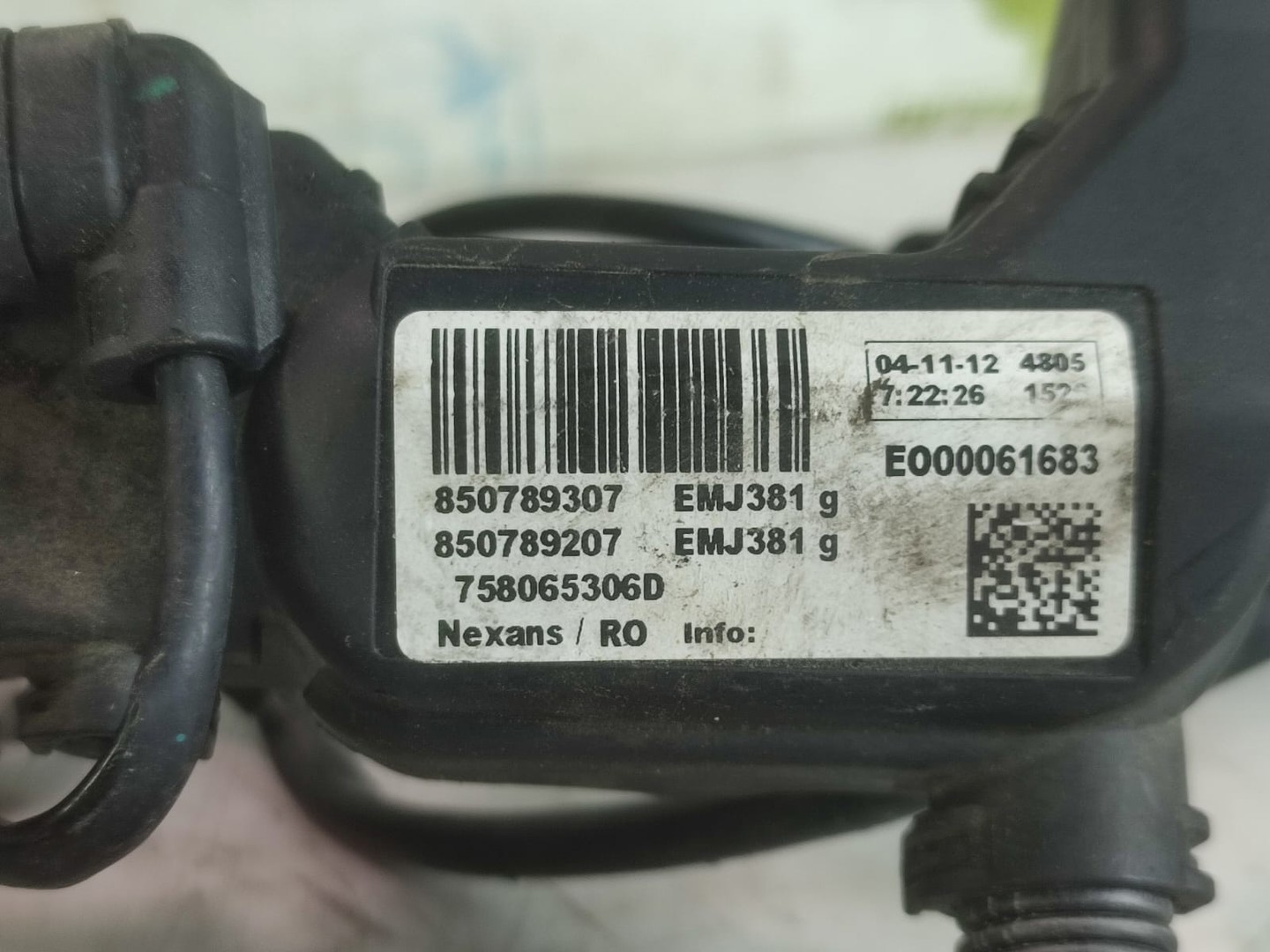 Cablaj electric motor 758065306d BMW Seria 3 F31 (2011 - 2016)