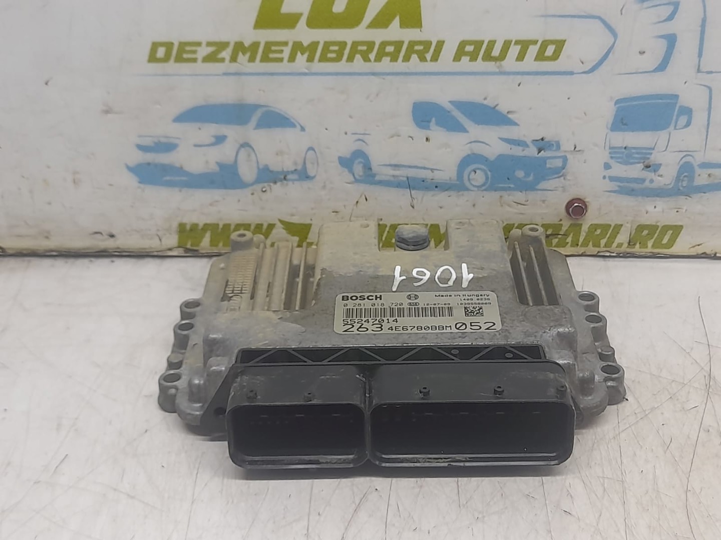 Calculator motor ECU 55247014 0281018720 Fiat Doblo 2 (2009 - 2015)