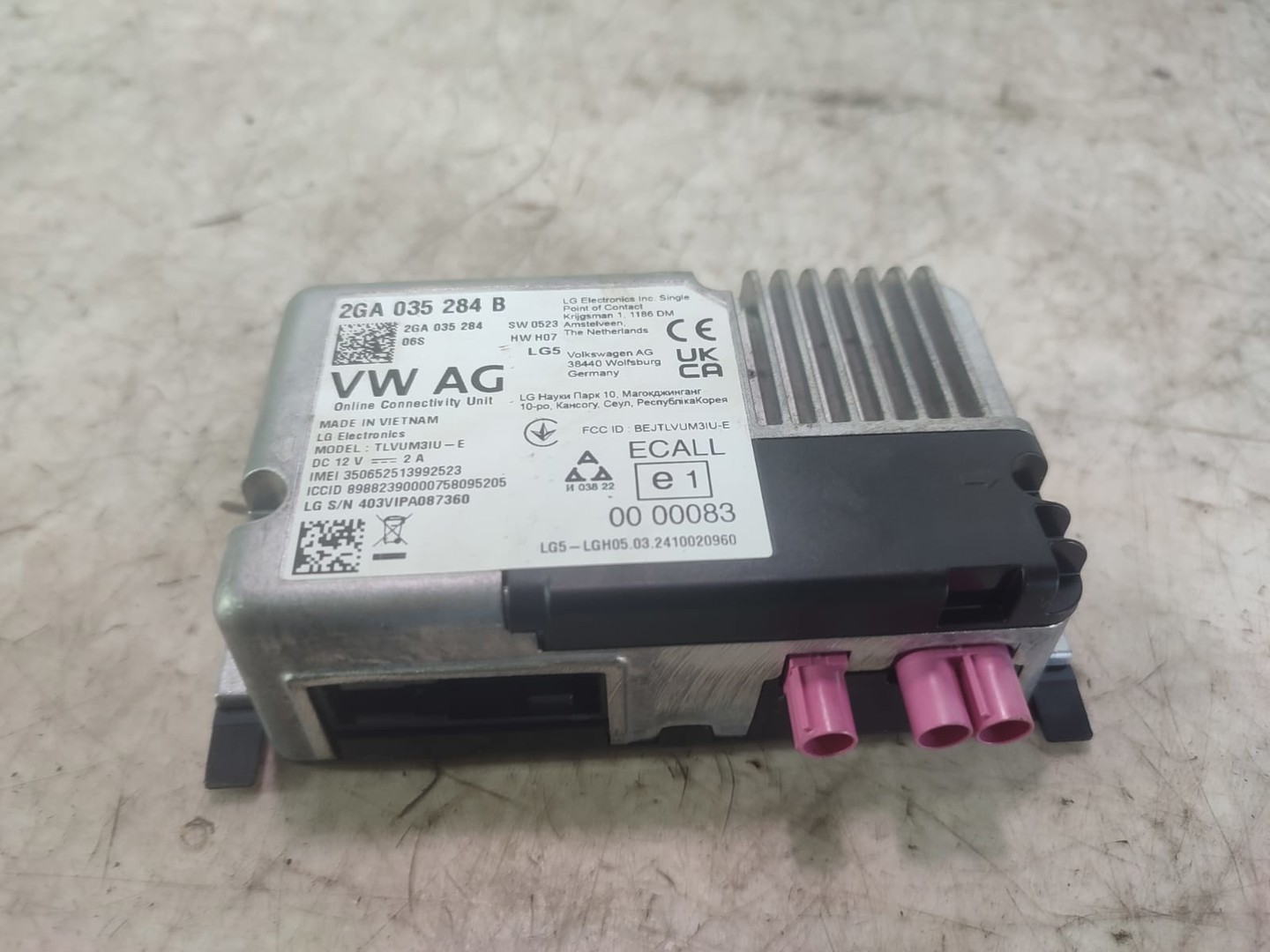 Modul confort 2GA035284B Skoda Kamiq 1 (2019 - 2020)
