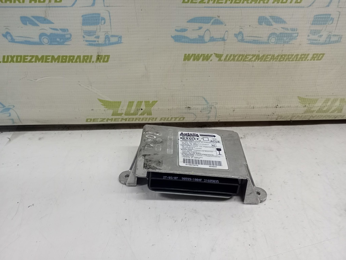 Calculator airbag 8200412042 Renault Scenic 2 (facelift) (2006 - 2010)